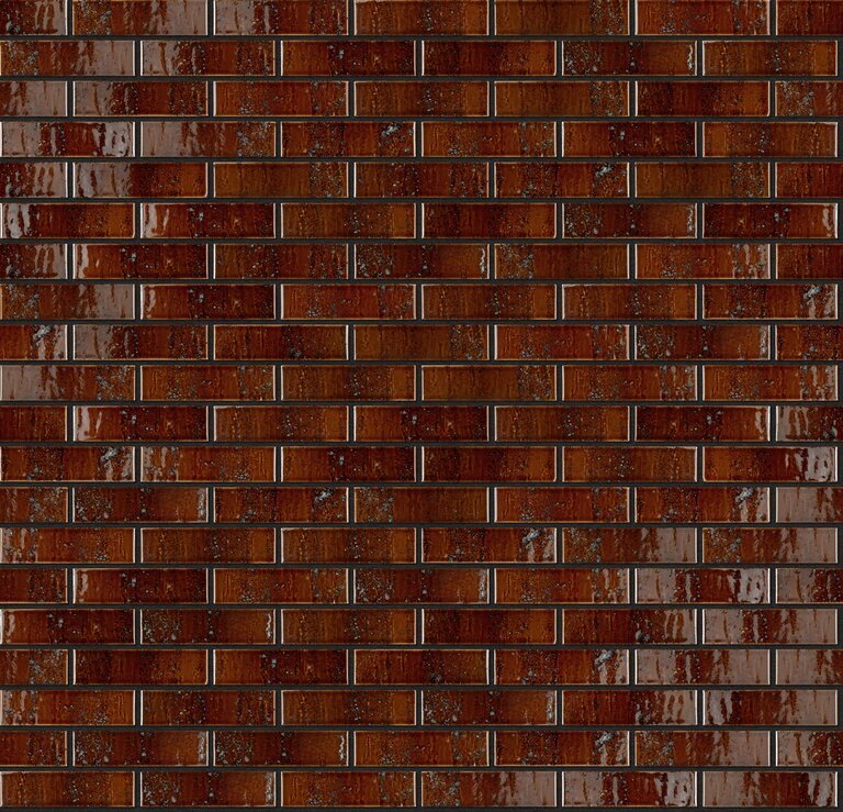 Recke Glanz 1-48-01-2-12 Кирпич облицовочный Бордо Коричневый 1НФ 250х120х65мм 480шт/пд