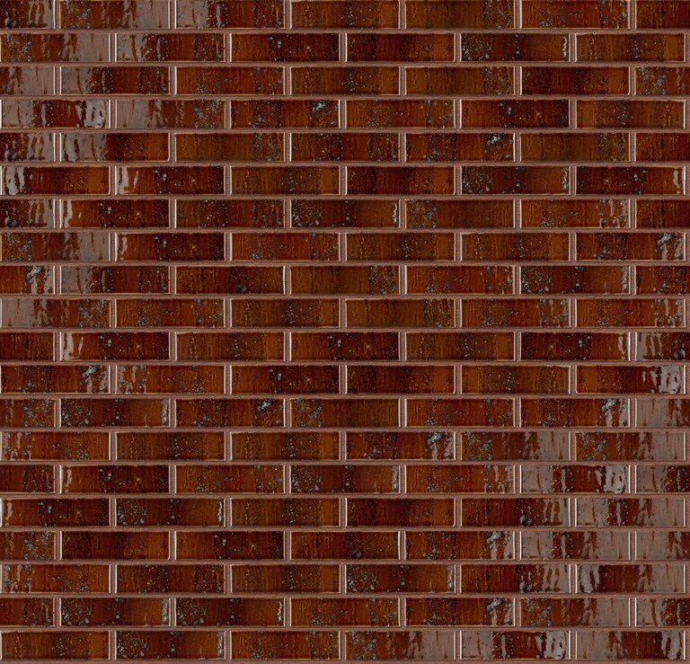Recke Glanz 1-48-01-2-12 Кирпич облицовочный Бордо Коричневый 1НФ 250х120х65мм 480шт/пд