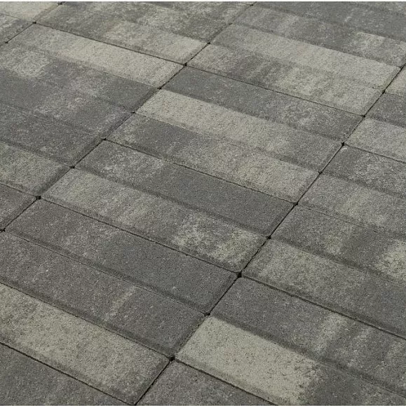 BRAER Тротуарная плитка Прямоугольник ColorMix Туман 200х100х60мм 12,96м2/пд купить в Санкт-Петербурге BRAER Тротуарная плитка Прямоугольник ColorMix Туман 200х100х60мм 12,96м2/пд