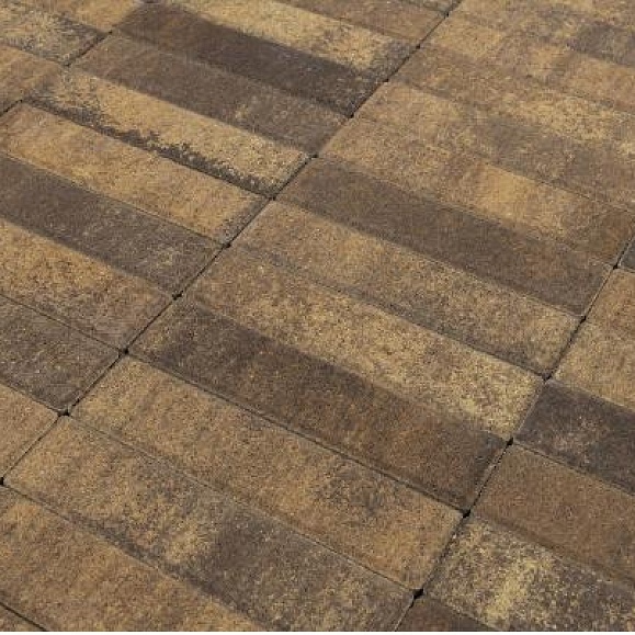 BRAER Тротуарная плитка Прямоугольник ColorMix Каштан 200х100х60мм 12,96м2/пд купить в Санкт-Петербурге BRAER Тротуарная плитка Прямоугольник ColorMix Каштан 200х100х60мм 12,96м2/пд
