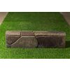 Бордюрный камень тротуарный фактурный 600х200х50мм болото CraftStone