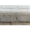 Бордюрный камень тротуарный фактурный 600х200х50мм серый CraftStone