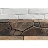 Бордюрный камень тротуарный фактурный 600х200х50мм кора CraftStone