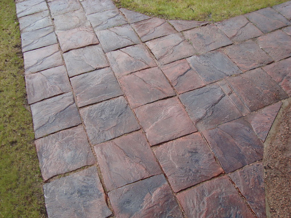Плитка тротуарная Песчанник микс красный CraftStone, Плитка тротуарная Песчанник микс красный CraftStone