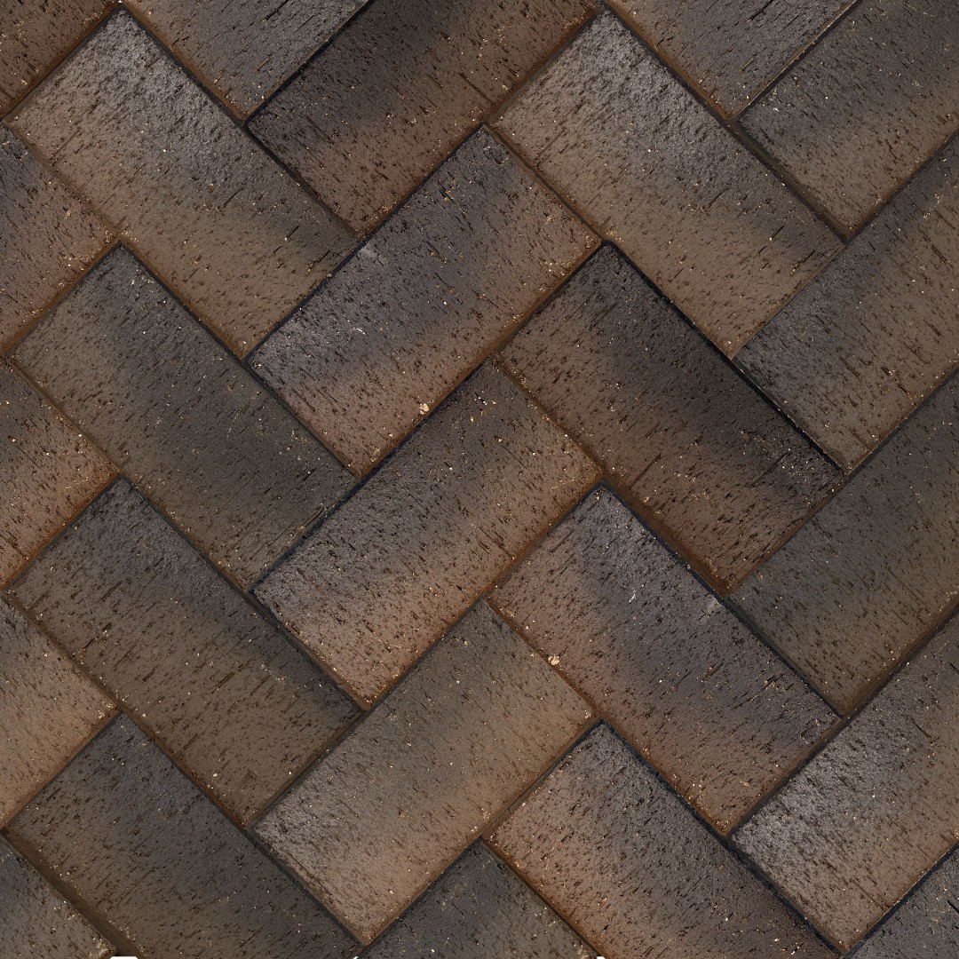 ЛСР Клинкер тротуарный 0.51NF коричневый ГАМБУРГ 540шт (НКЗ), коричневый