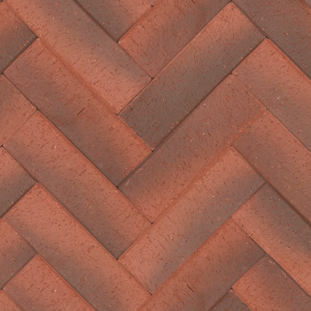 ЛСР Клинкер тротуарный 0.51NF красный ОКСФОРД лонг 532шт (НКЗ), красный