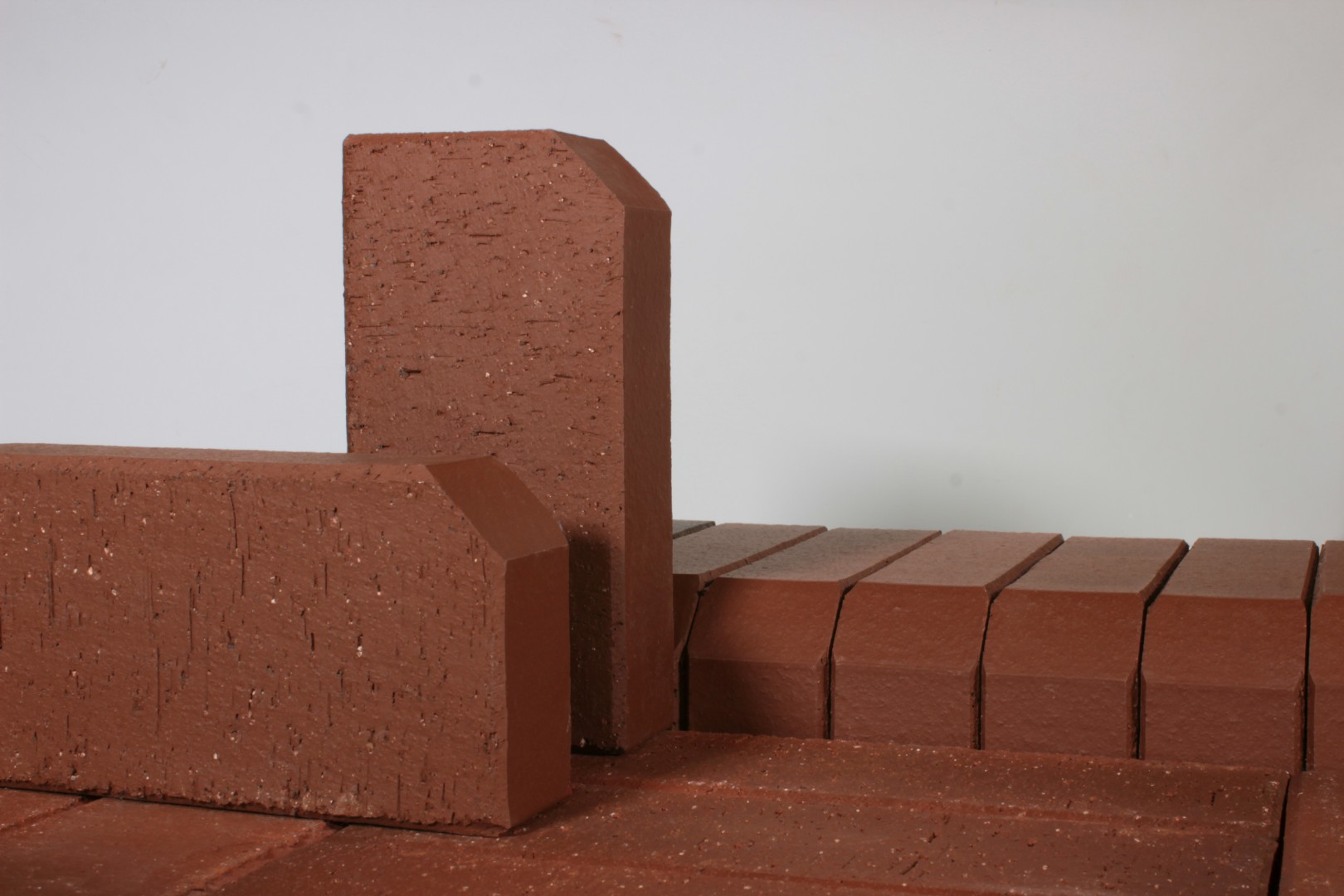 ЛСР Клинкер тротуарный бордюр 0.51NF темно-красный ЭДИНБУРГ 540шт (НКЗ)