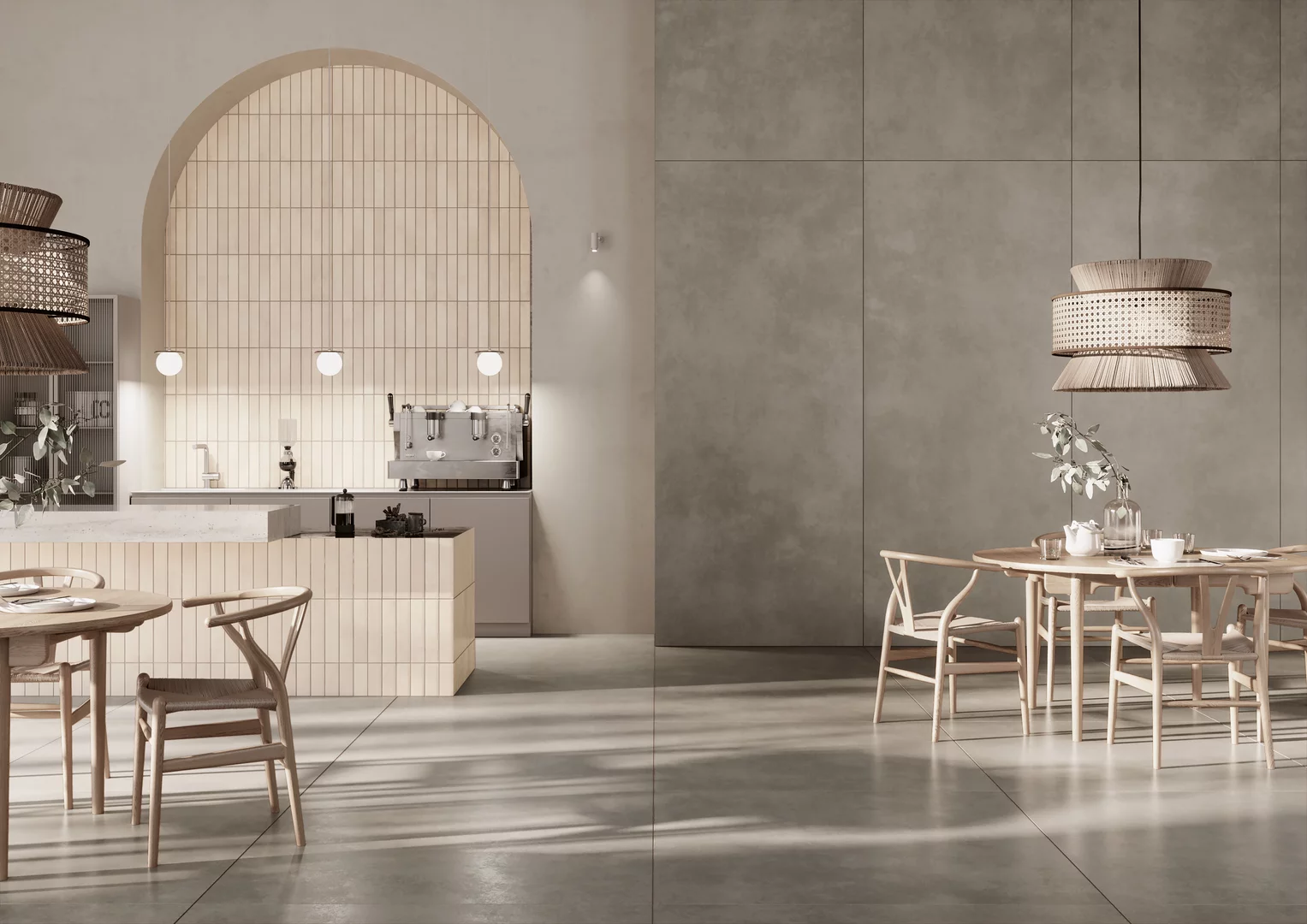 Плита террасная Architeq grey gres гладкая 595х1195х20мм матовая Paradyz 1.41шт/м2 1шт/уп