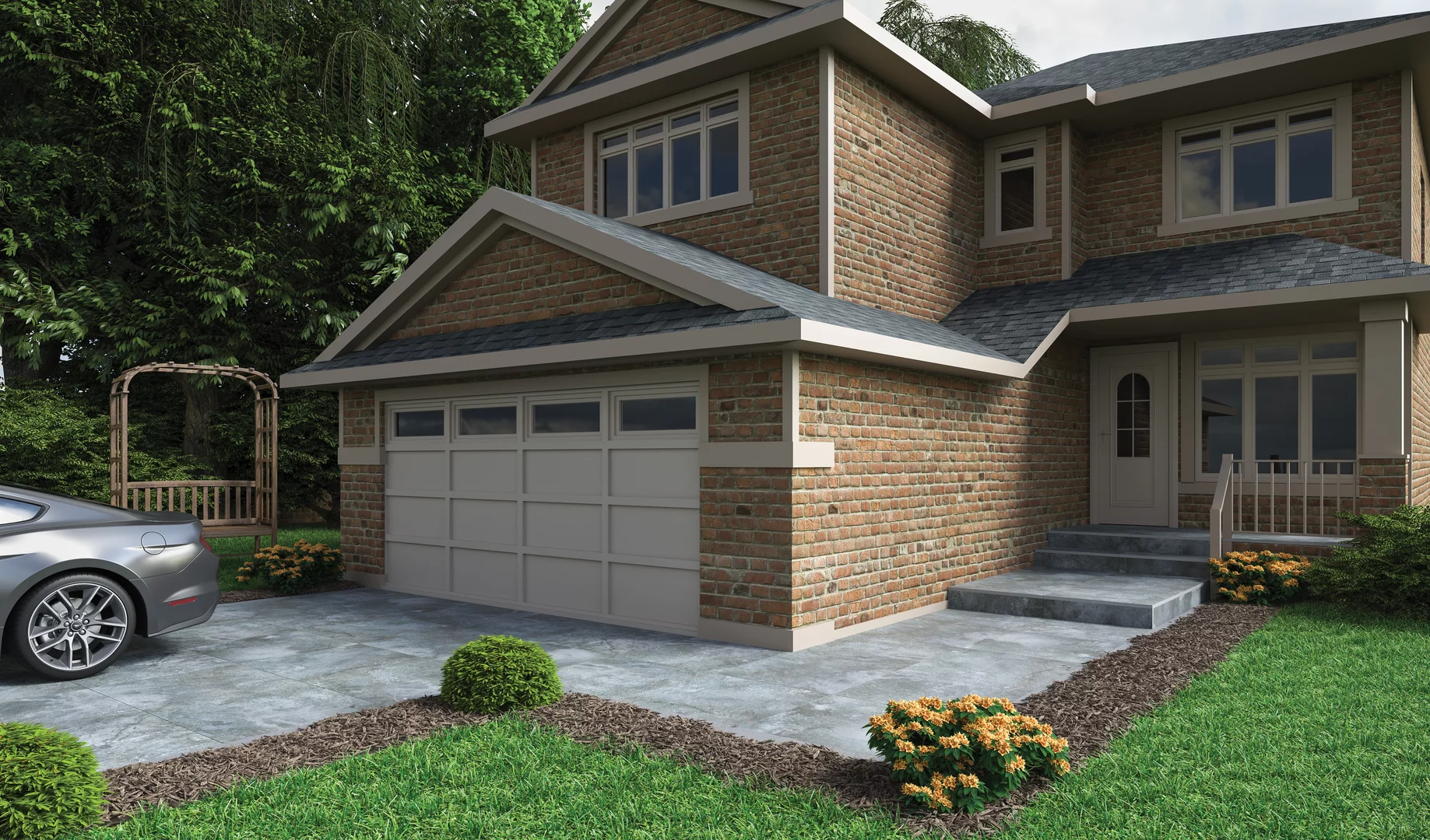 Плита террасная Burlington blue gres структурная 595х895х20мм матовая Paradyz 1.877шт/м2 2шт/уп