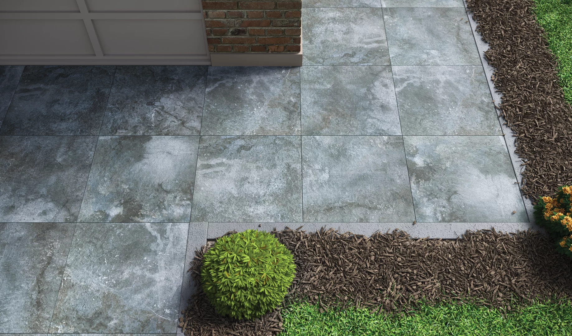 Плита террасная Burlington blue gres структурная 595х895х20мм матовая Paradyz 1.877шт/м2 2шт/уп