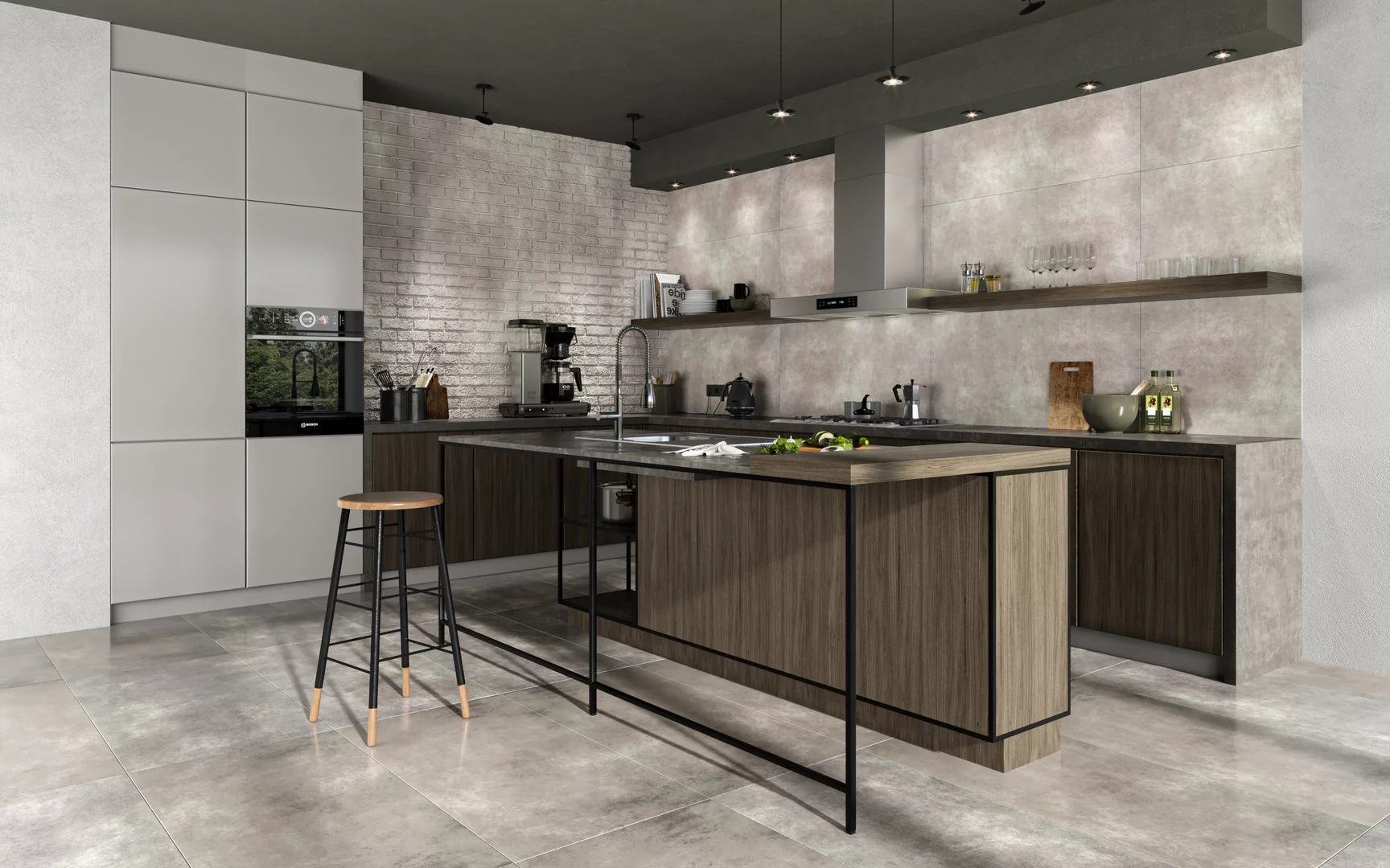 Плита террасная Magnetik grys gres гладкая 595х595х20мм матовая Paradyz 2.83шт/м2 2шт/уп