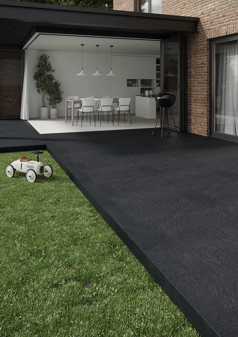 Плита террасная Minster black gres структурная 595х895х20мм матовая Paradyz 1.877шт/м2 2шт/уп