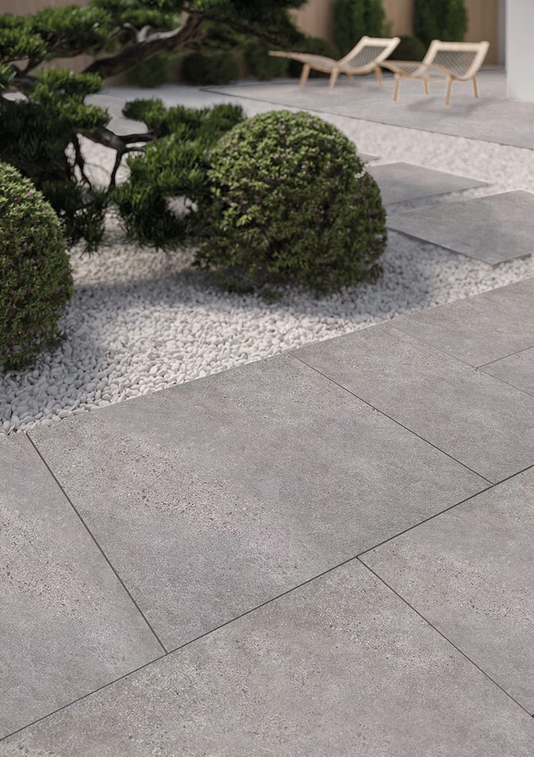 Плита террасная Optimal grys gres структурная 595х895х20мм матовая Paradyz 1.877шт/м2 2шт/уп