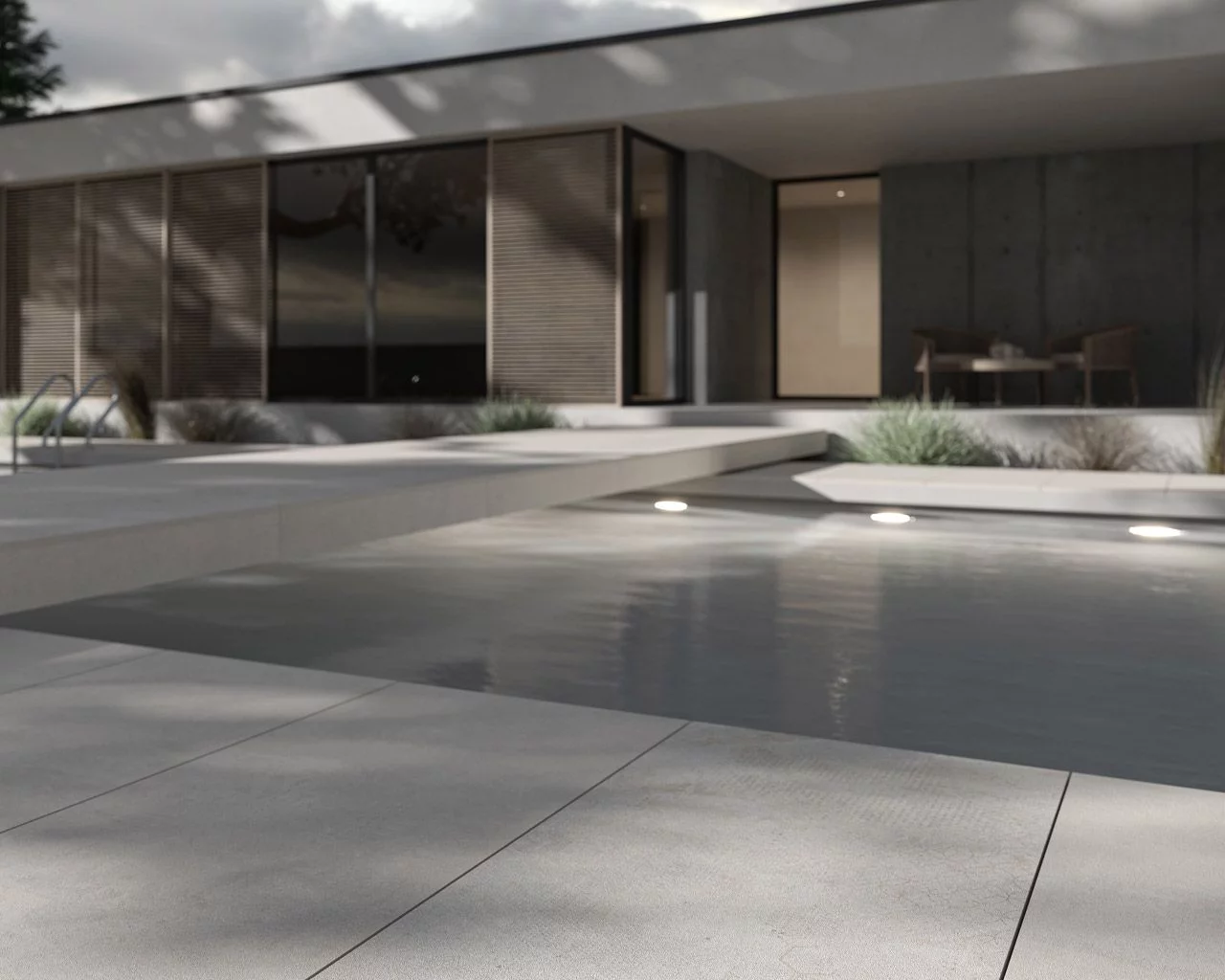 Плита террасная Pure Art grey gres гладкая 595х595х20мм матовая Paradyz 2.83шт/м2 2шт/уп