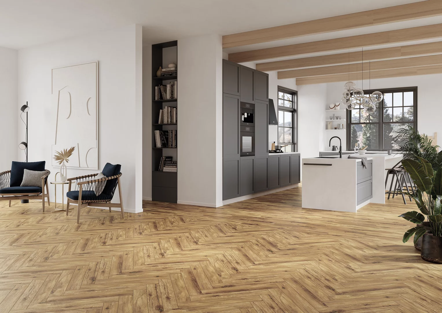 Плита террасная Rustland brown gres структурная 295х1195х20мм матовая Paradyz 2.83шт/м2 2шт/уп