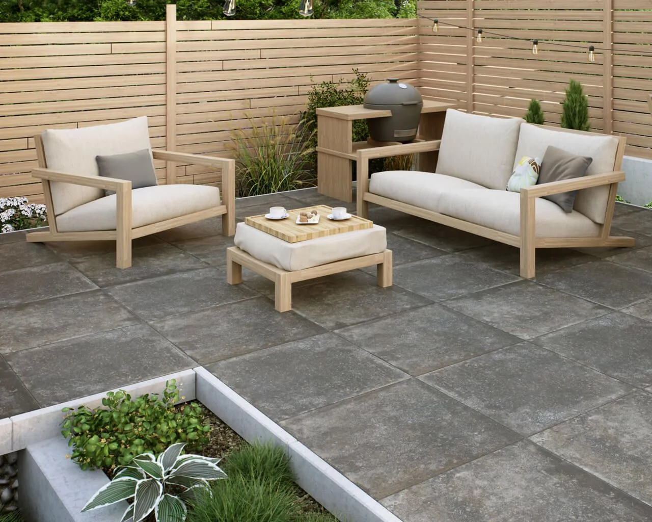 Плита террасная Path antracite gres гладкая 595х595х20мм матовая Paradyz 2.83шт/м2 2шт/уп купить в Санкт-Петербурге