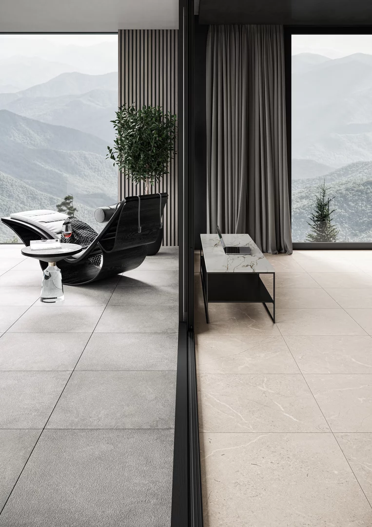 Плита террасная Terrace grafit gres гладкая 595х595х20мм матовая Paradyz 2.83шт/м2 2шт/уп