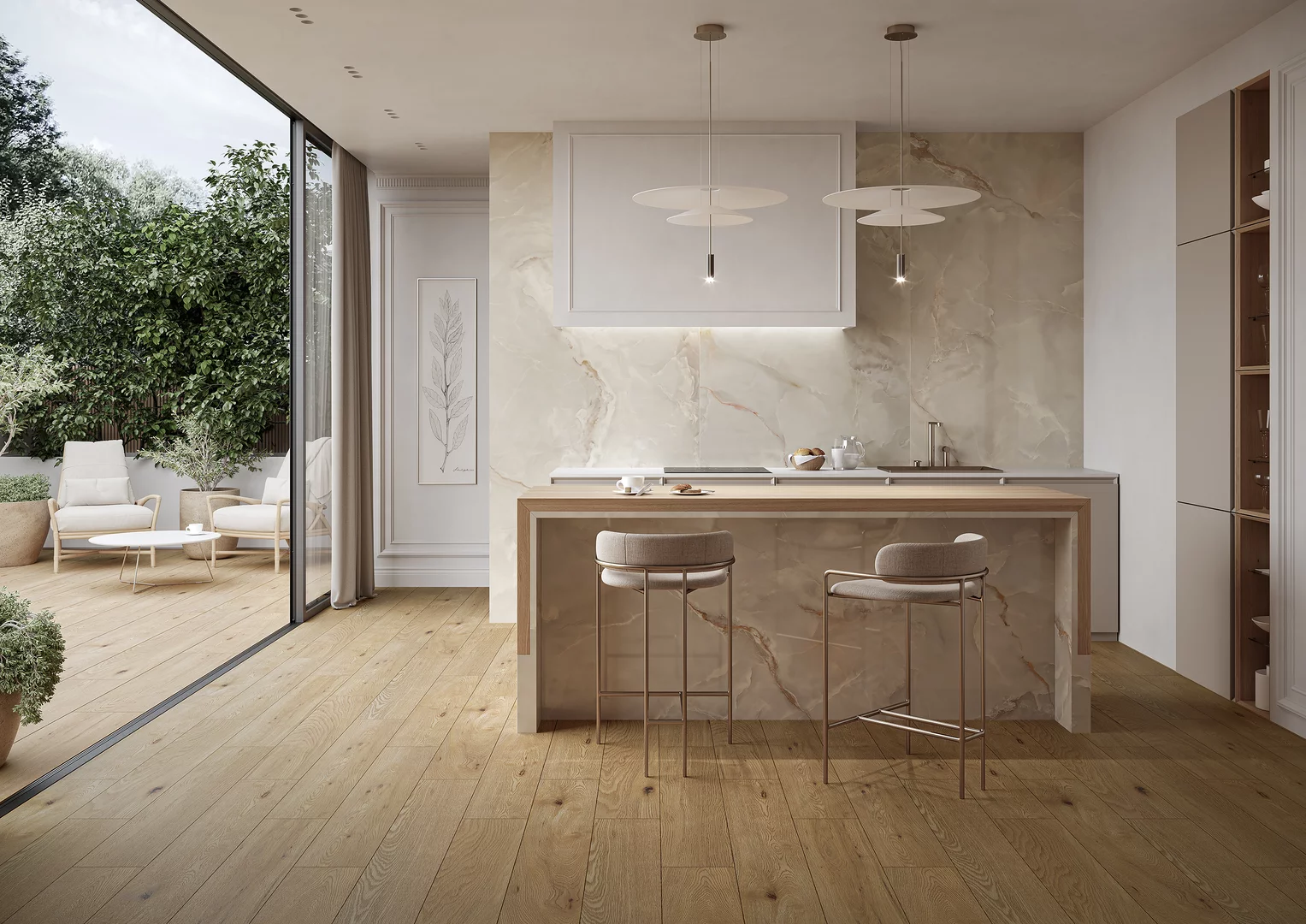 Плита террасная Trueland gold gres структурная 295х1195х20мм матовая Paradyz 2.83шт/м2 2шт/уп