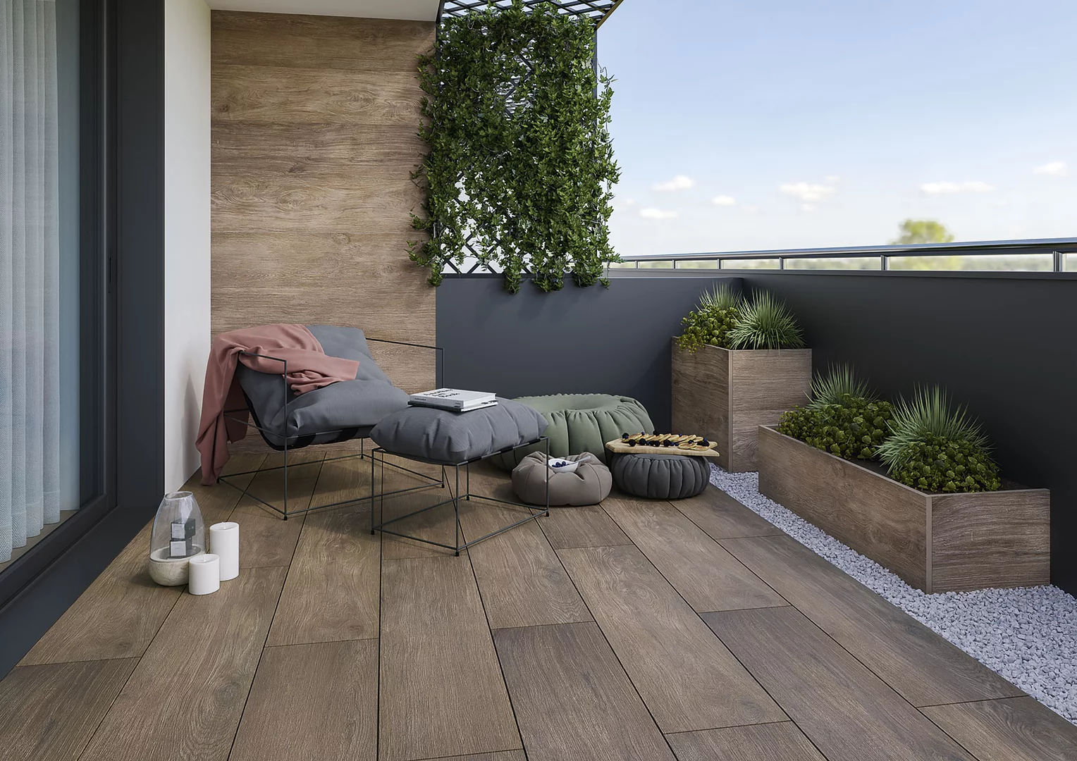 Плита террасная Willow ochra gres структурная 295х1195х20мм матовая Paradyz 2.83шт/м2 2шт/уп