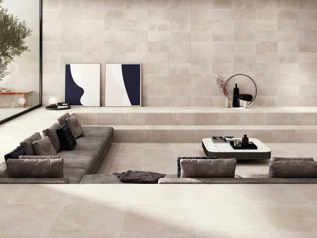 Керамогранит уличный Midtown Cream Base C3/R11 Antislip 900х900х20мм 1шт/уп TERRASLAB