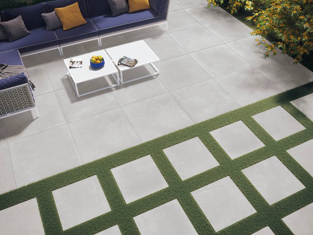 Керамогранит уличный Midtown Pearl Base C3/R11 Antislip 600х600х20мм 2шт/уп TERRASLAB купить в Москве Керамогранит уличный Midtown Pearl Base C3/R11 Antislip 600х600х20мм 2шт/уп TERRASLAB