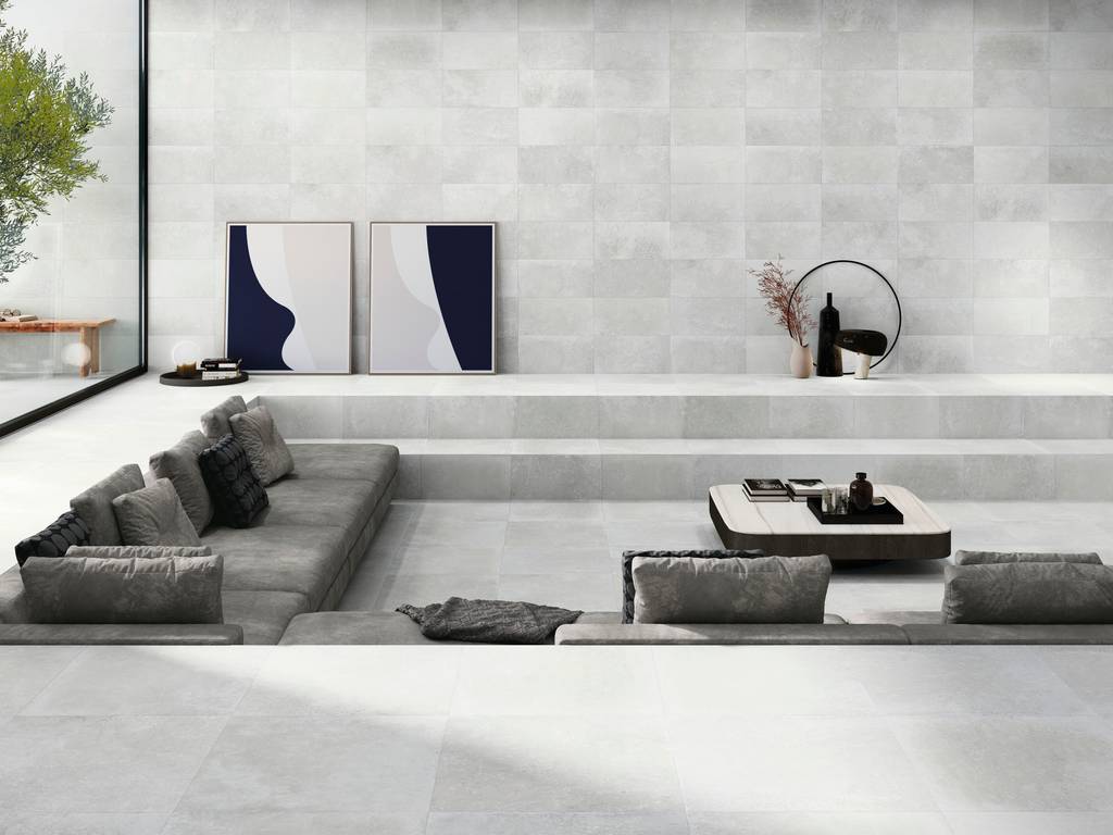 Керамогранит уличный Midtown White Base C3/R11 Antislip 600х600х20мм 2шт/уп TERRASLAB