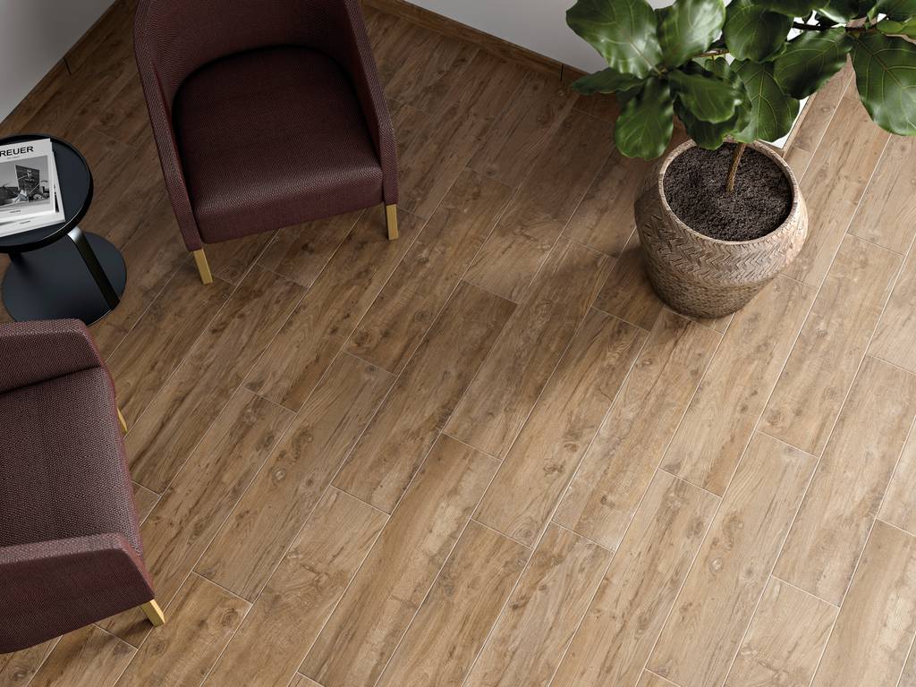 Керамогранит уличный Nebraska Oak Base C3/R11 Antislip 300х1200х20мм 2шт/уп TERRASLAB
