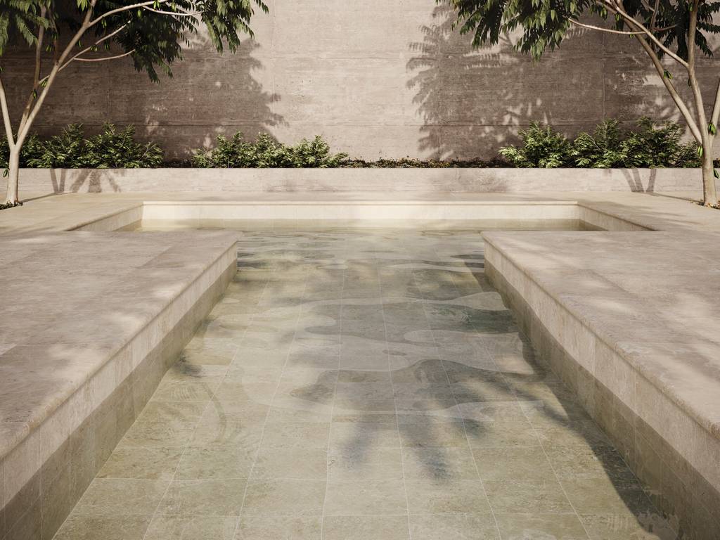 Керамогранит уличный Trevia Beige Base C3/R11 Antislip 600х1200х20мм 2шт/уп TERRASLAB купить в Санкт-Петербурге Керамогранит уличный Trevia Beige Base C3/R11 Antislip 600х1200х20мм 2шт/уп TERRASLAB