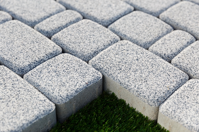 1П.6 "Старый город" тротуарная брусчатка, StoneMix мрамор (отмыв)