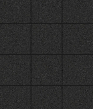 Б.6.К.6 Плита бетонная тротуарная Квадрат Стандарт (гладкий) черный 12.48м2/пд, Чёрный