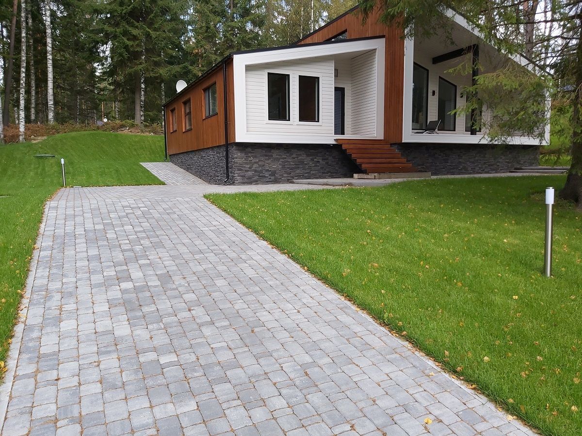 Брусчатка  Классико  Б.4.КО.6 Листопад гладкий антрацит