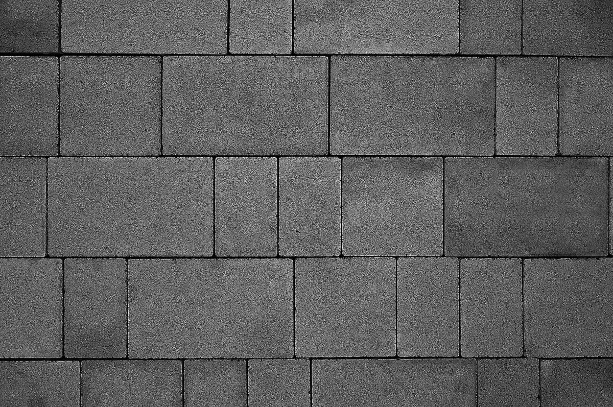 Б.1.Фсм.6 В Старый город Брусчатка тротуарная (двухслойная) гранит черный 13.2м2/пд, черный