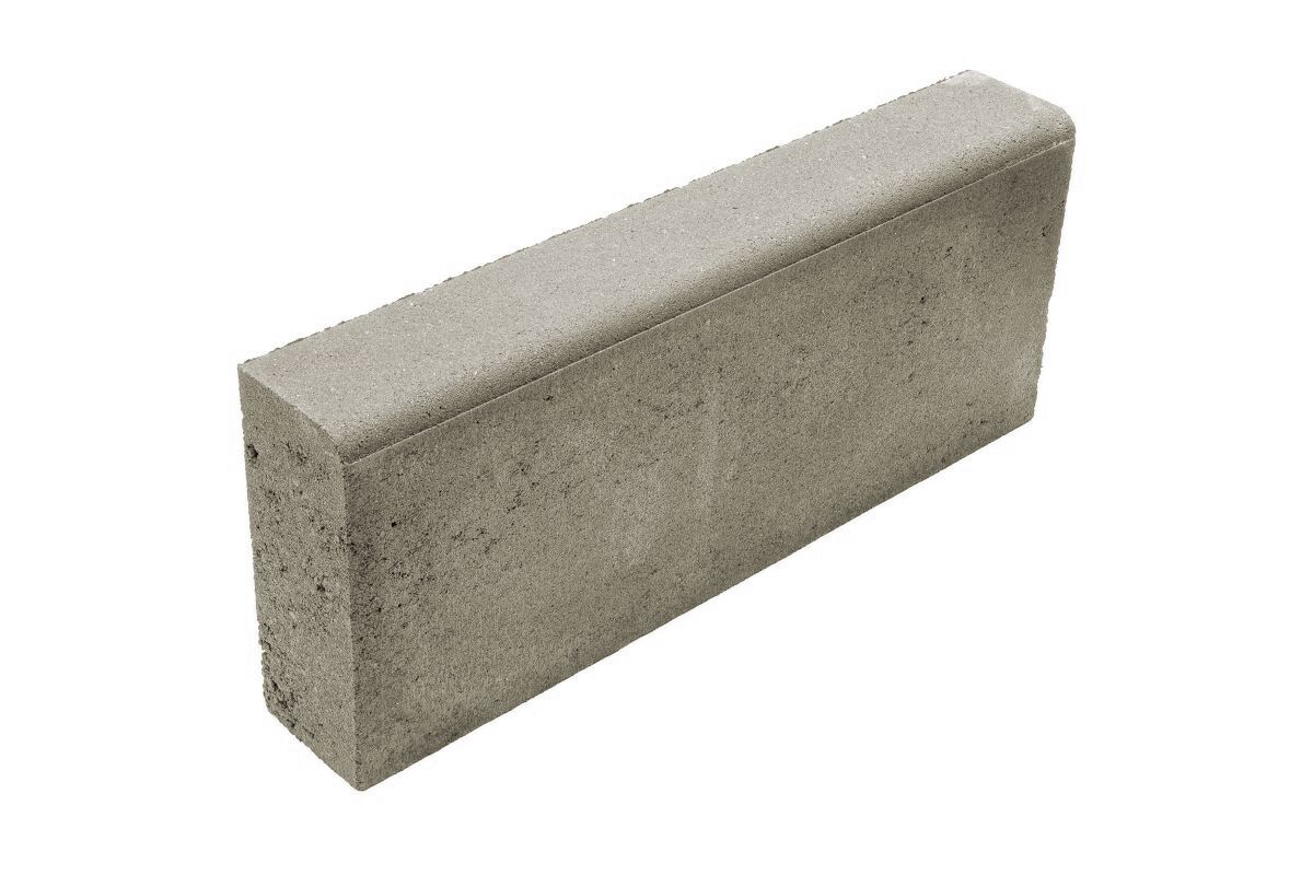 БР 50.20.8 Камень бетонный бортовой Стандарт (гладкий) серый 96шт/пд Выбор купить в Санкт-Петербурге