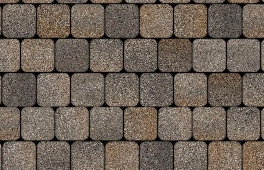 Б.3.КО.6 В Плитка тротуарная (двухслойная) гранит колормикс Тайга 11.18м2/пд Выбор, Тайга