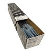 Упаковка шурупов конструкционных Finka Timber Screws CS 8.0x260TX40 голубой цинк, потай 50шт/уп купить в Санкт-Петербурге