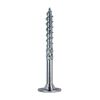 Упаковка шурупов конструкционных Finka Timber Screws CT 8.0x80TX40 голубой цинк, тарелка 50шт/уп купить в Санкт-Петербурге