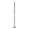 Упаковка шурупов конструкционных Finka Timber Screws CT 8.0x180TX40 голубой цинк, тарелка 50шт/уп купить в Санкт-Петербурге