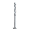 Упаковка шурупов конструкционных Finka Timber Screws CT 8.0x160TX40 голубой цинк, тарелка 50шт/уп купить в Санкт-Петербурге