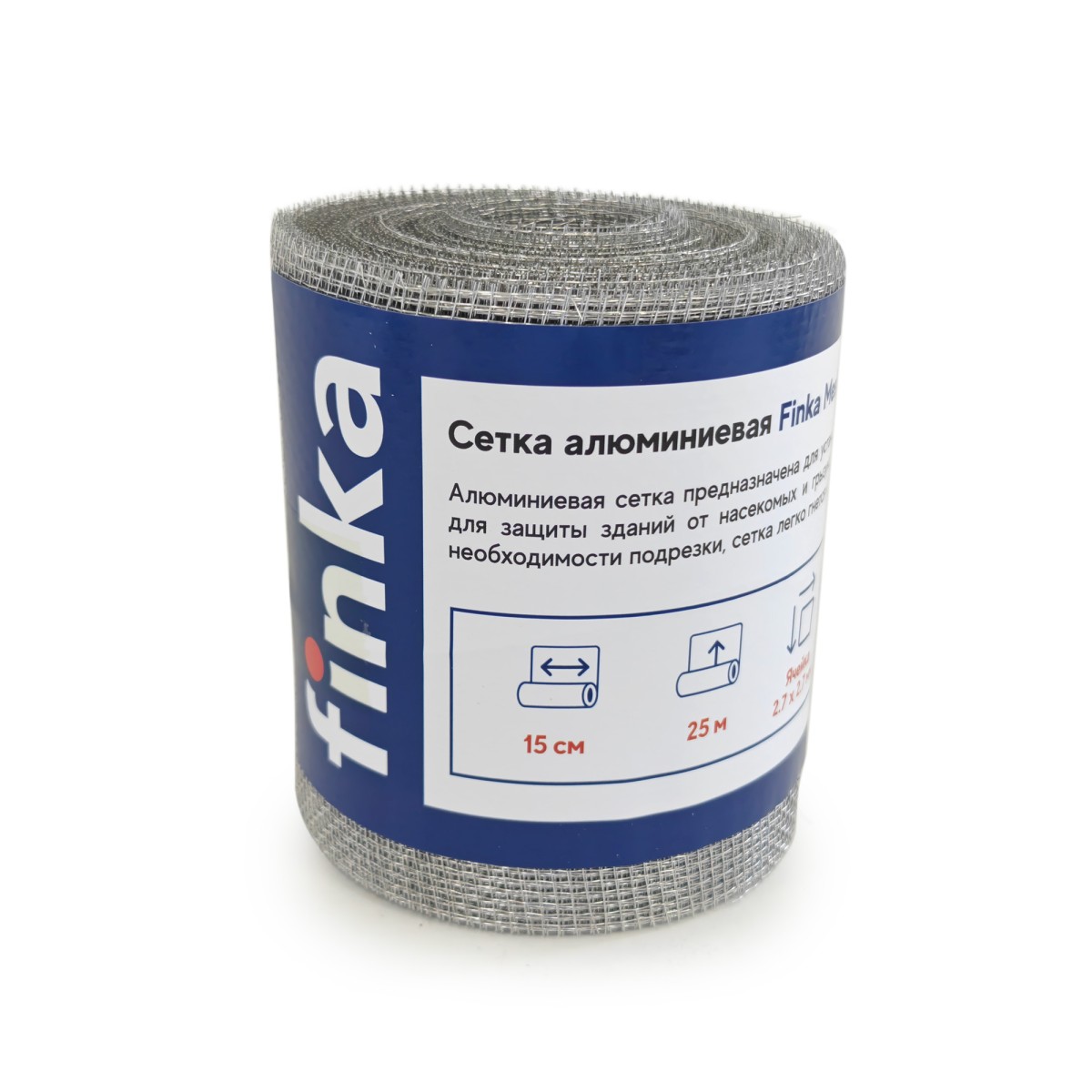 Сетка алюминиевая от грызунов Finka 0.15x25м