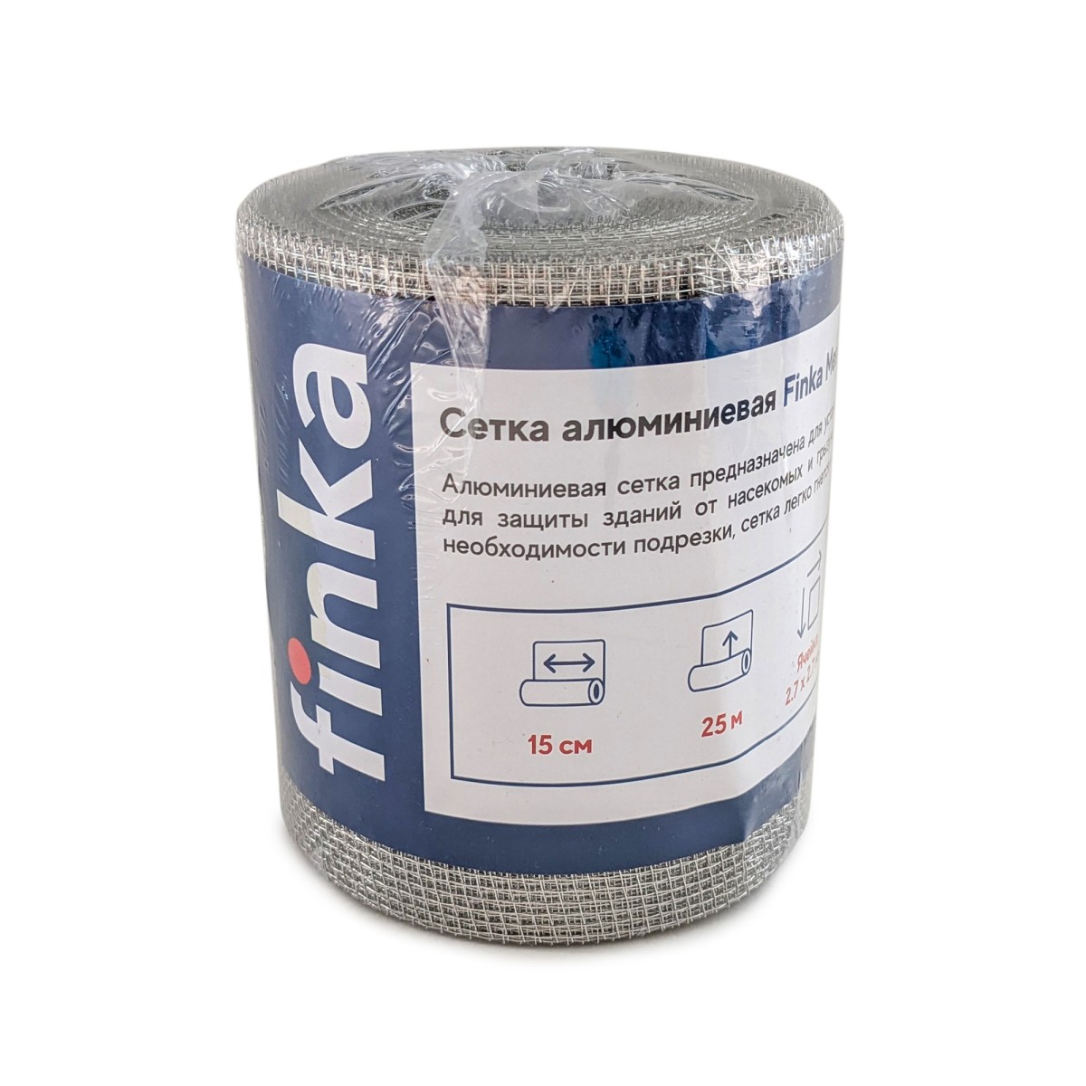 Сетка алюминиевая от грызунов Finka 0.15x25м