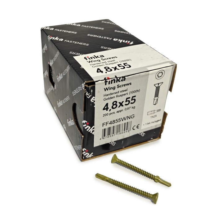 Упаковка шурупов флюгельных Finka Wing Screws 4.8x55TX25 Golden Ruspert 200шт/уп, Упаковка шурупов флюгельных Finka Wing Screws 4.8x55TX25 Golden Ruspert 200шт/уп купить в Москве Упаковка шурупов флюгельных Finka Wing Screws 4.8x55TX25 Golden Ruspert 200шт/уп, Упаковка шурупов флюгельных Finka Wing Screws 4.8x55TX25 Golden Ruspert 200шт/уп