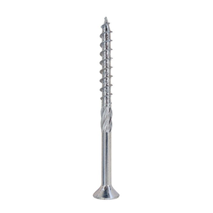 Упаковка шурупов конструкционных Finka Timber Screws CS 6.0x80TX30 голубой цинк, потай 200шт/уп купить в Москве Упаковка шурупов конструкционных Finka Timber Screws CS 6.0x80TX30 голубой цинк, потай 200шт/уп