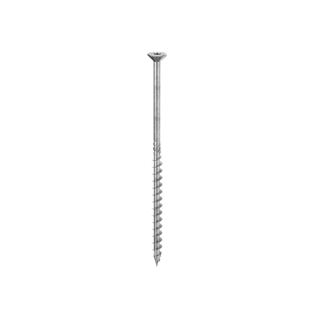 Шуруп для дерева 6х120 белый цинк потай.головка 100шт/уп HOLZTECHNIC/ROTHOBLAAS, серый купить в Москве Шуруп для дерева 6х120 белый цинк потай.головка 100шт/уп HOLZTECHNIC/ROTHOBLAAS, серый