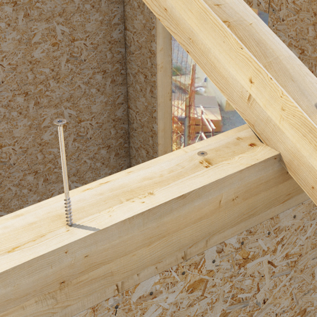 Шуруп для дерева 5х120 белый цинк потай.головка 100шт/уп HOLZTECHNIC/ROTHOBLAAS