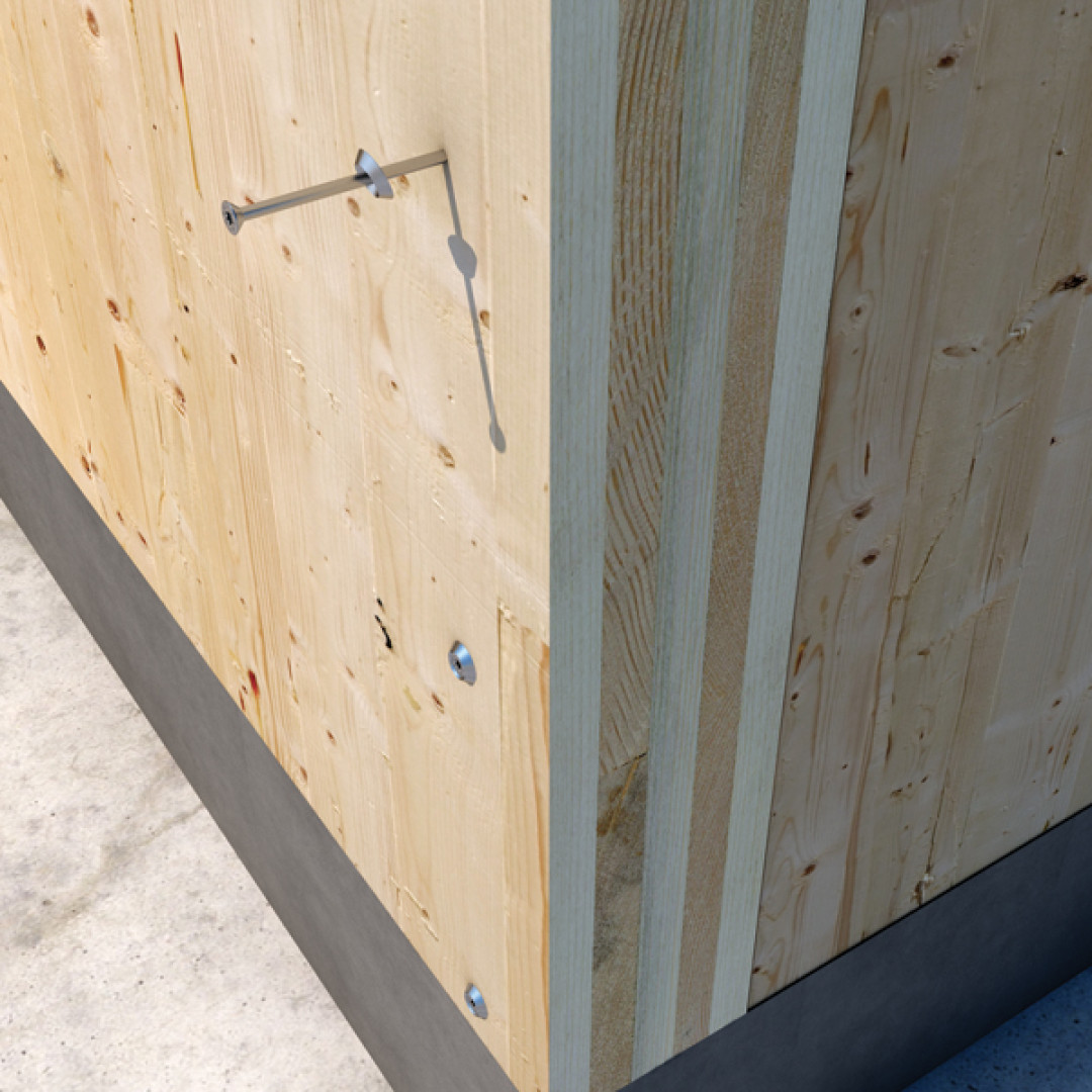 Шуруп для дерева 5х120 белый цинк потай.головка 100шт/уп HOLZTECHNIC/ROTHOBLAAS