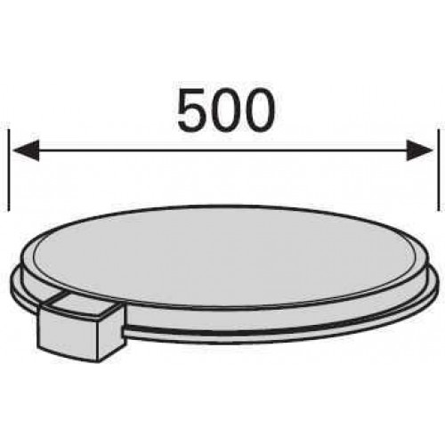 Крышка горловины 400мм