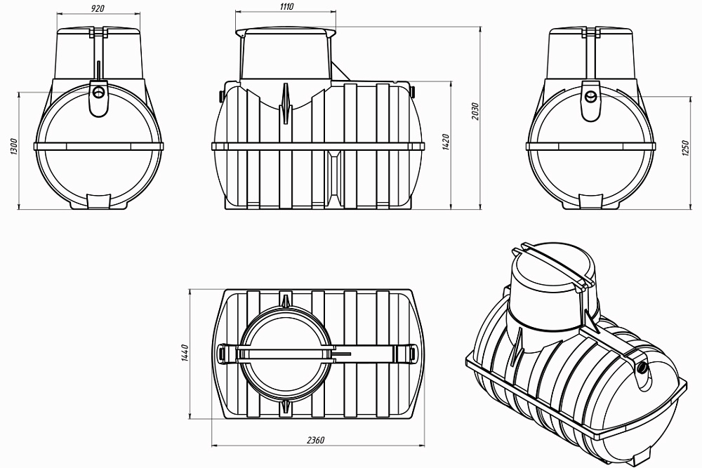 Септик «Rostok» Коттеджный