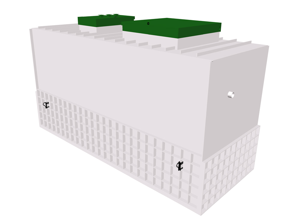 ТОПАЭРО 16 Пр, Аэрационная станция ТОПАЭРО 16 Пр, отвод воды принудительный