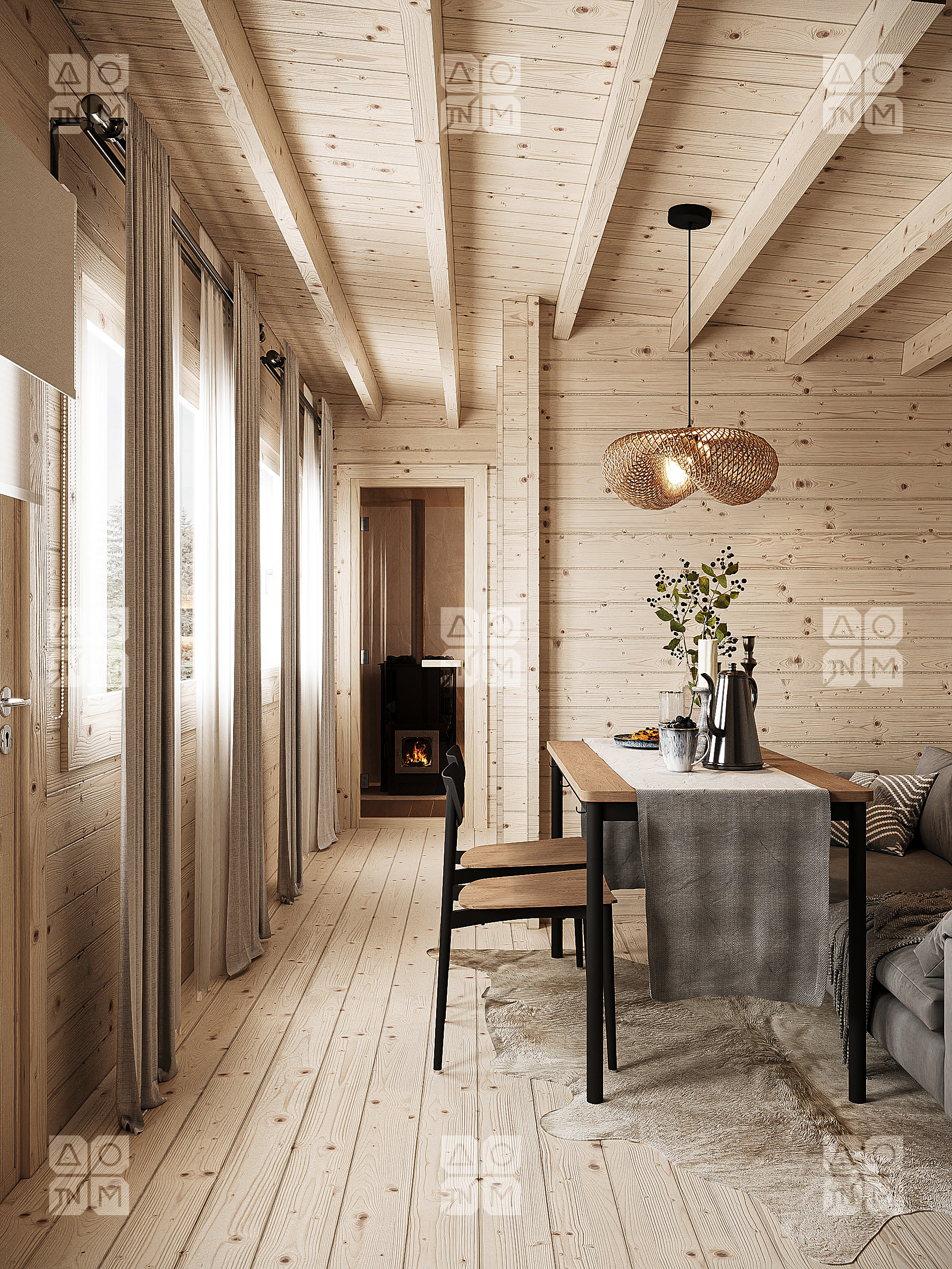 Баня 23 Стандарт (брус 44мм) ТН