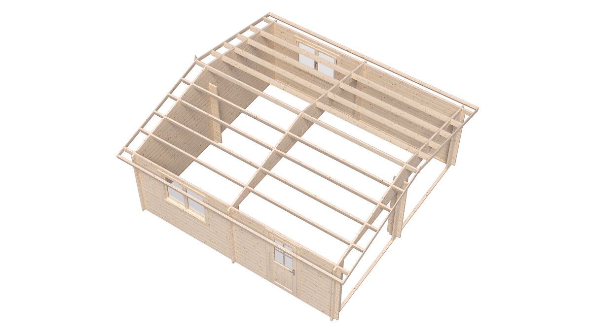 Гараж 32 Комфорт (брус 44 мм) ТН